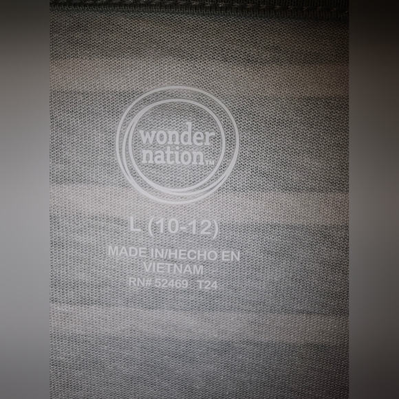 Wonder Nation Girls Short Sleeve Play Dress with Pockets Large 10/12 - Picture 4 of 5
